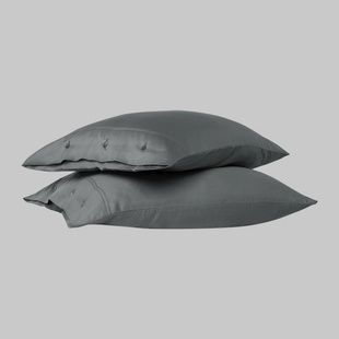 Наволочки Sarev Monochrome Antracite 50х70см &ndash; 2шт Сатин 300 TC головне фото