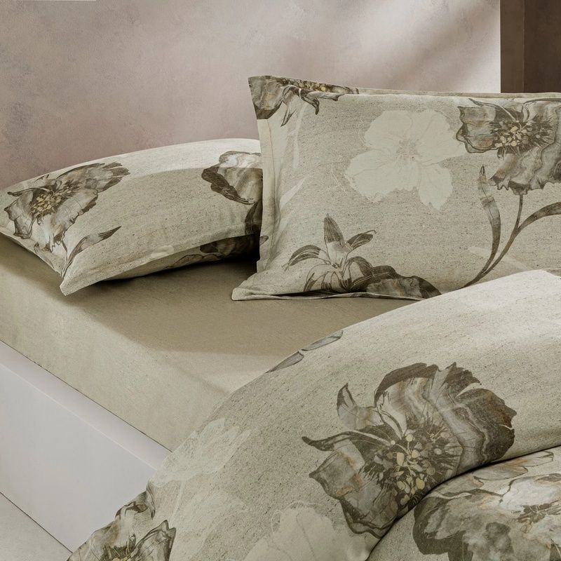 Євро комплект TAC Primrose Beige Reborn Бамбук головне фото