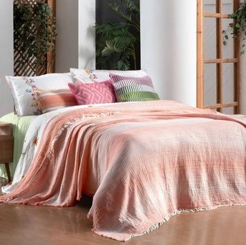 Муслінове покривало Sarev Pink 200х220 см головне фото