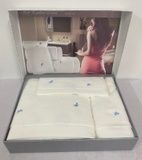 Подарочный набор полотенец Maison D'or Reve De Papillon White-Blue (3 шт. в коробке) главное фото