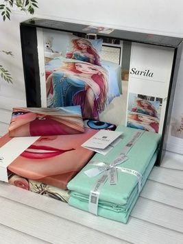 Полуторний комплект Romeo Home Sarila Mint Ранфорс головне фото