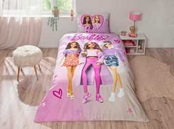 Підлітковий комплект Disney TAC Barbie Shine Ранфорс / простирадло на резинці головне фото