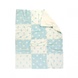 Плед мікроплюш Barine - Star Patchwork throw mint ментоловий 130*170 svt-2000022233132 фото 1