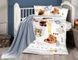 Комплект постельного белья для новорожденных First Choice - Bear Сатин + Плед вязаный фото 1