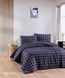 Євро комплект Cotton Collection Red Blue Plaid Фланель