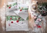Евро комплект TAC Snowflake Glow Ранфорс + светится во тьме главное фото