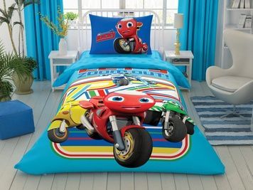 Підлітковий комплект Disney TAC Ricky Zoom Ранфорс / простирадло на резинці головне фото