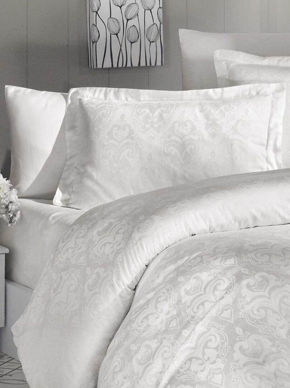 Євро комплект First Choice Sofya Krem 220 ТС Жаккард головне фото