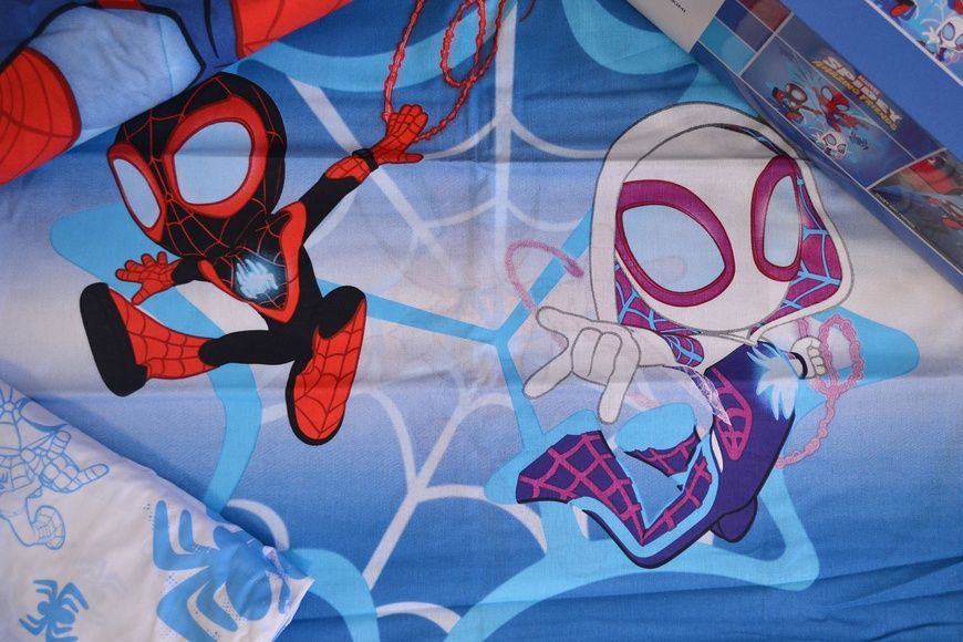 Підлітковий комплект Disney TAC Spidey and Friends Ранфорс / простирадло на резинці головне фото