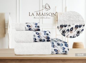 Подарунковий набір рушників з парфумом La Maison Esme Ekru головне фото