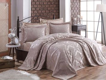 Покрывало с наволочками Gardines Ezgi Beige 240 x 260 см главное фото