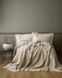 Летнее постельное белье с пледом First Choice Lude Taupe Вареный хлопок фото 1