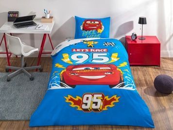 Підлітковий комплект Disney TAC Cars let's Race Ранфорс / простирадло на резинці головне фото