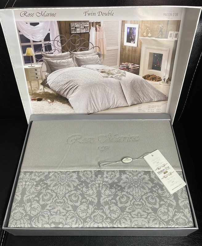 Сімейний комплект Maison D'or Rose Marine Grey Сатин Преміум головне фото