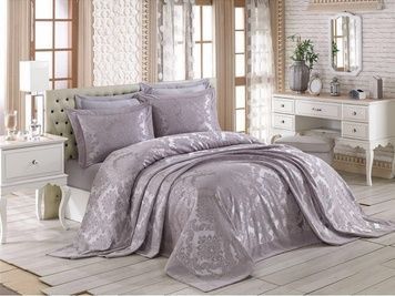 Покрывало с наволочками Gardines Ezgi Grey 240 x 260 см главное фото