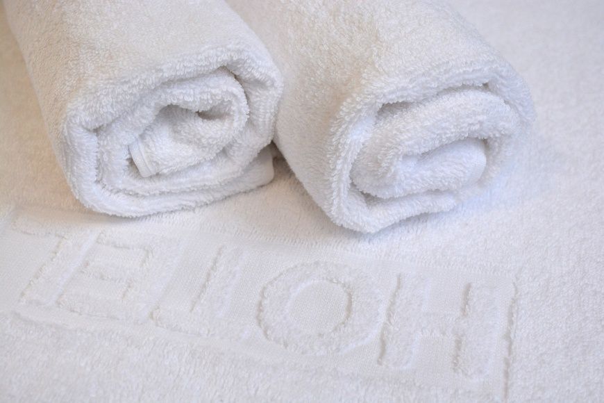 Полотенце белое Cotton Area Hotel 70х140см 500 г/м2 главное фото