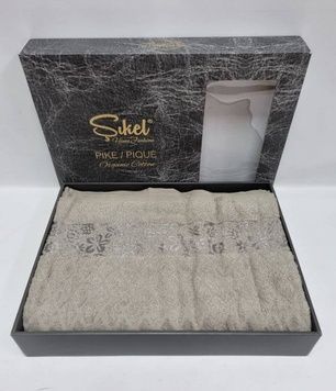 Махрове покривало Sikel Botanik Coffee 200&times;220 см головне фото