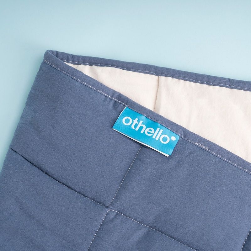 Комплект ковдра 220x240 см + 2 подушки + 2 наволочки Othello Egeo Life Denim головне фото