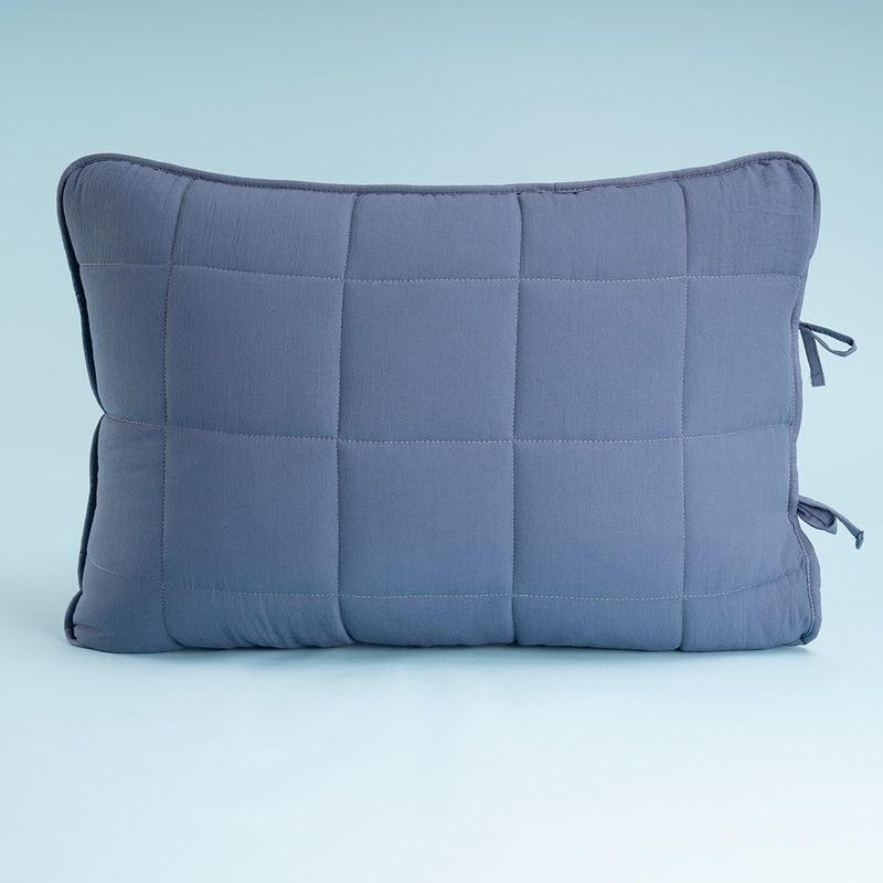 Комплект ковдра 220x240 см + 2 подушки + 2 наволочки Othello Egeo Life Denim головне фото