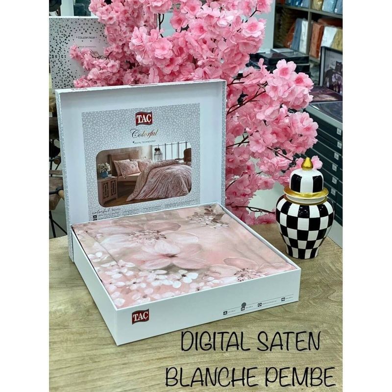 Полуторний комплект TAC Blanche 220 ТС Сатин-Digital головне фото
