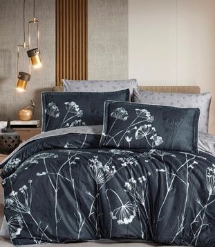 Евро комплект Veranor Delfina Navy Blue Сатин Делюкс главное фото