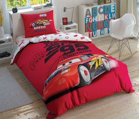 Детское/подростковое постельное белье TAC Disney - Cars Speed Frenzy Ранфорс