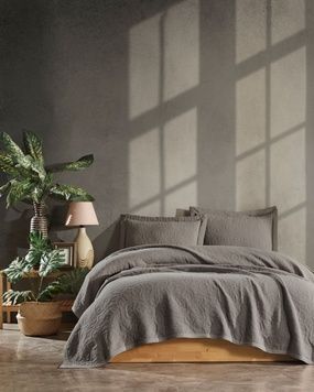 Жакардове покривало з наволочками Saheser Lucette mink 240*260 +дві наволочки 50&times;70см головне фото