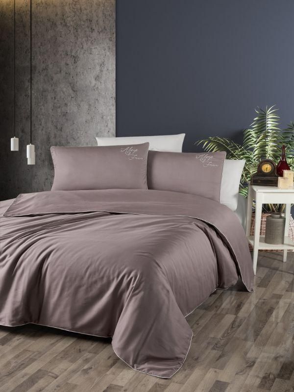 Євро комплект First Choice Timeless Lilac 250 ТС Сатин Делюкс головне фото