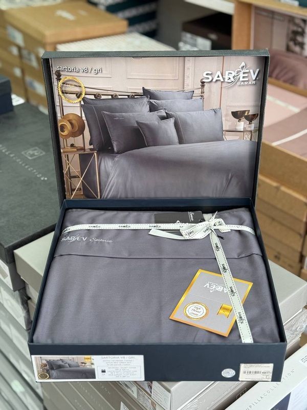 Сімейний комплект Sarev Sartoria Grey 500 ТС Сатин Преміум головне фото