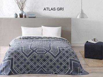 Плед TAC Atlas Grey 200&times;220 см головне фото