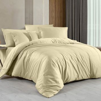 Полуторний комплект Sarev Monochrome Lemon Cream 300 TC Сатин Преміум головне фото