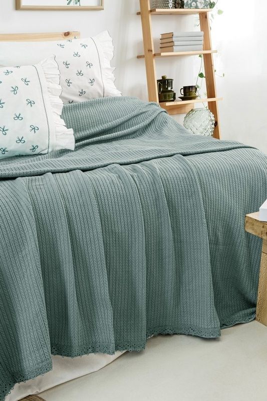 Літня постільна білизна з покривалом-піке Zebra Casa Nansy Khaki головне фото