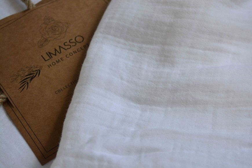 Євро комплект Limasso Esse Muslin Snow White Варена Бавовна з Мусліном головне фото